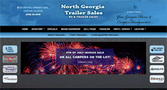 Desktop Screenshot of northgeorgiatrailers.com